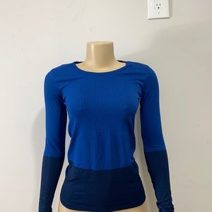 Athleta sport top royal blue size: small